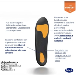 SCHOLL ZONA LOMBARE PLANTARE SOLLIEVO DOLORE - immagine 2